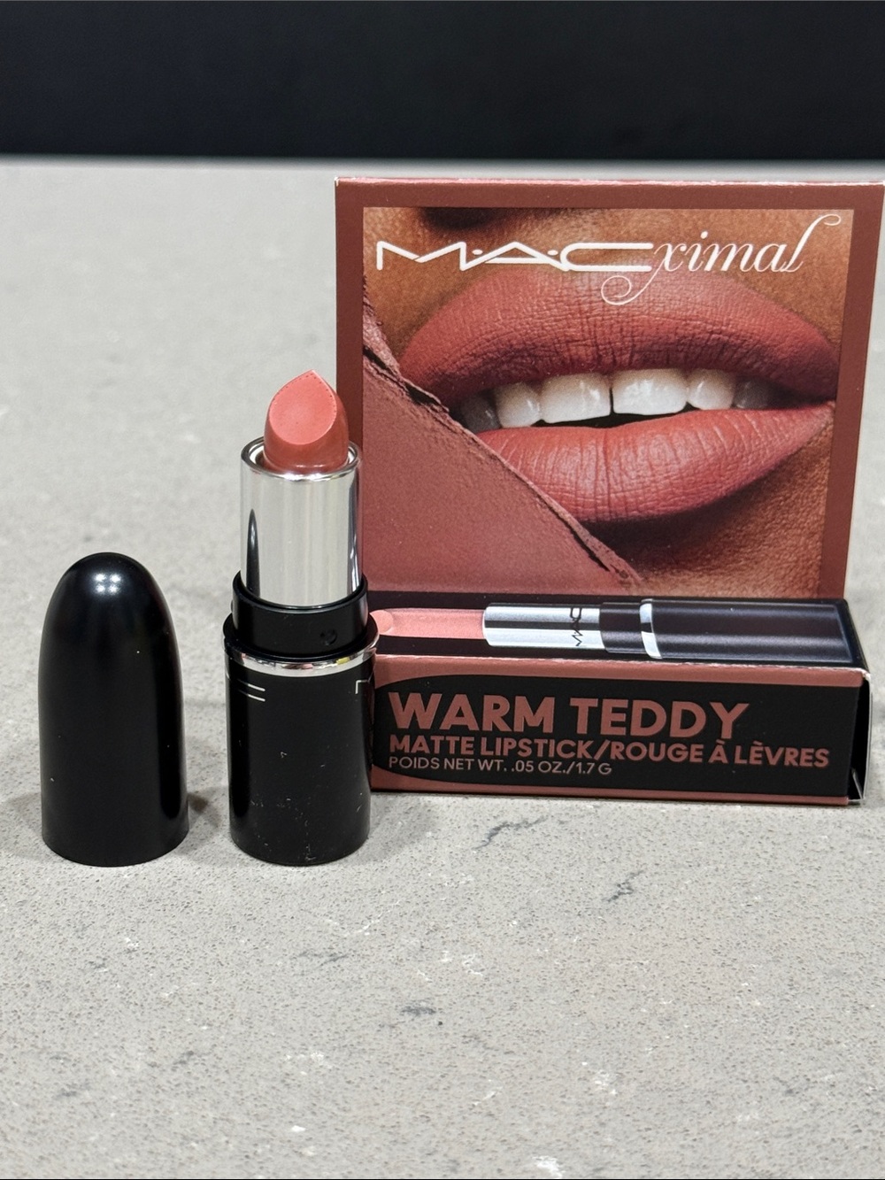 MAC Cosmetics Warm Teddy Matte Lipstick Mini, new